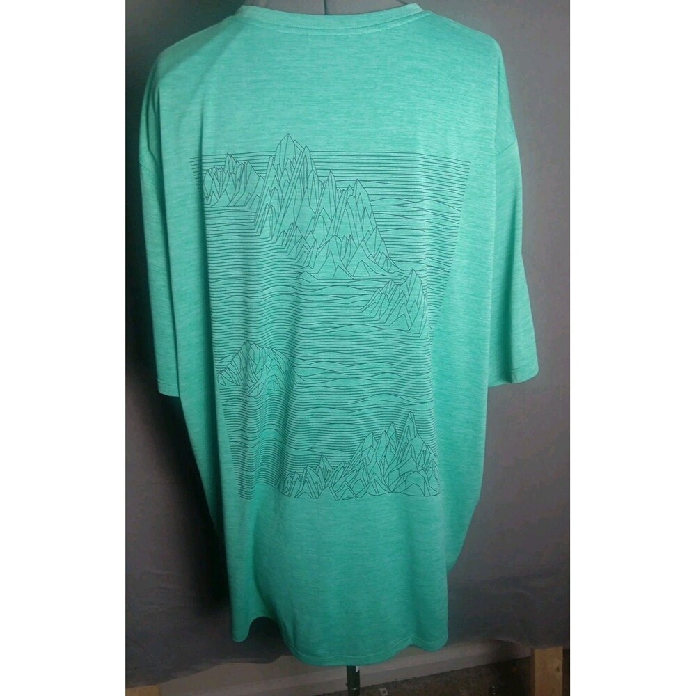 Patagonia Mens - Strataspire Responsibili-Tee T-shirt - Thin Ice GREEN SIZE XXL - Picture 2 of 15